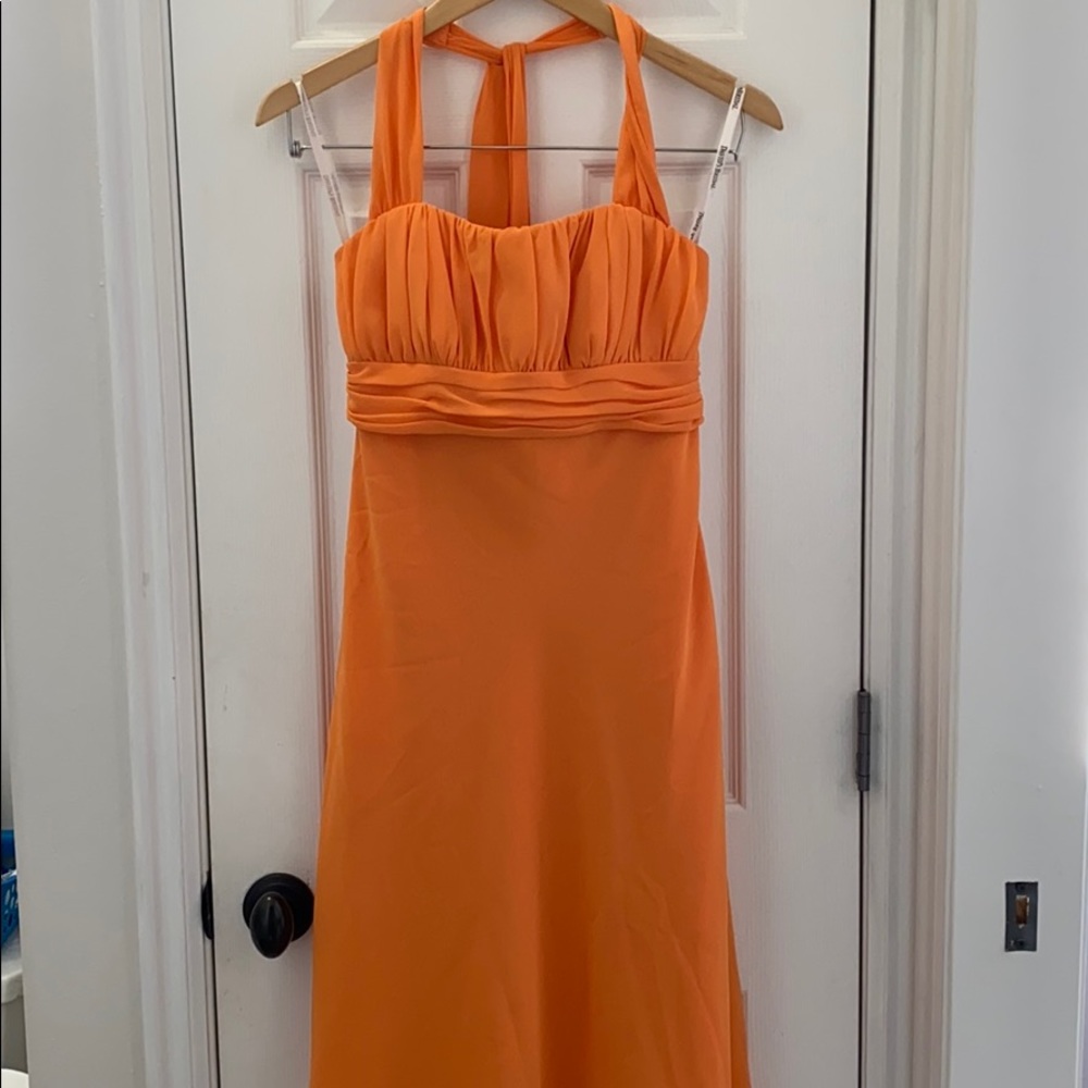 David’s bridal halter dress
